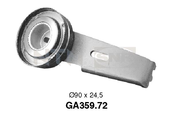 SNR GA359.72 Rullo tenditore, Cinghia Poly-V