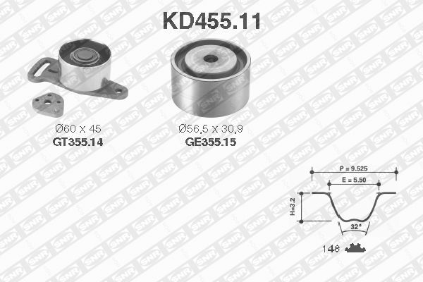 SNR KD455.11 Sada...