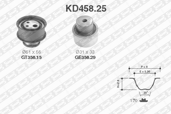 SNR KD458.25 Sada...