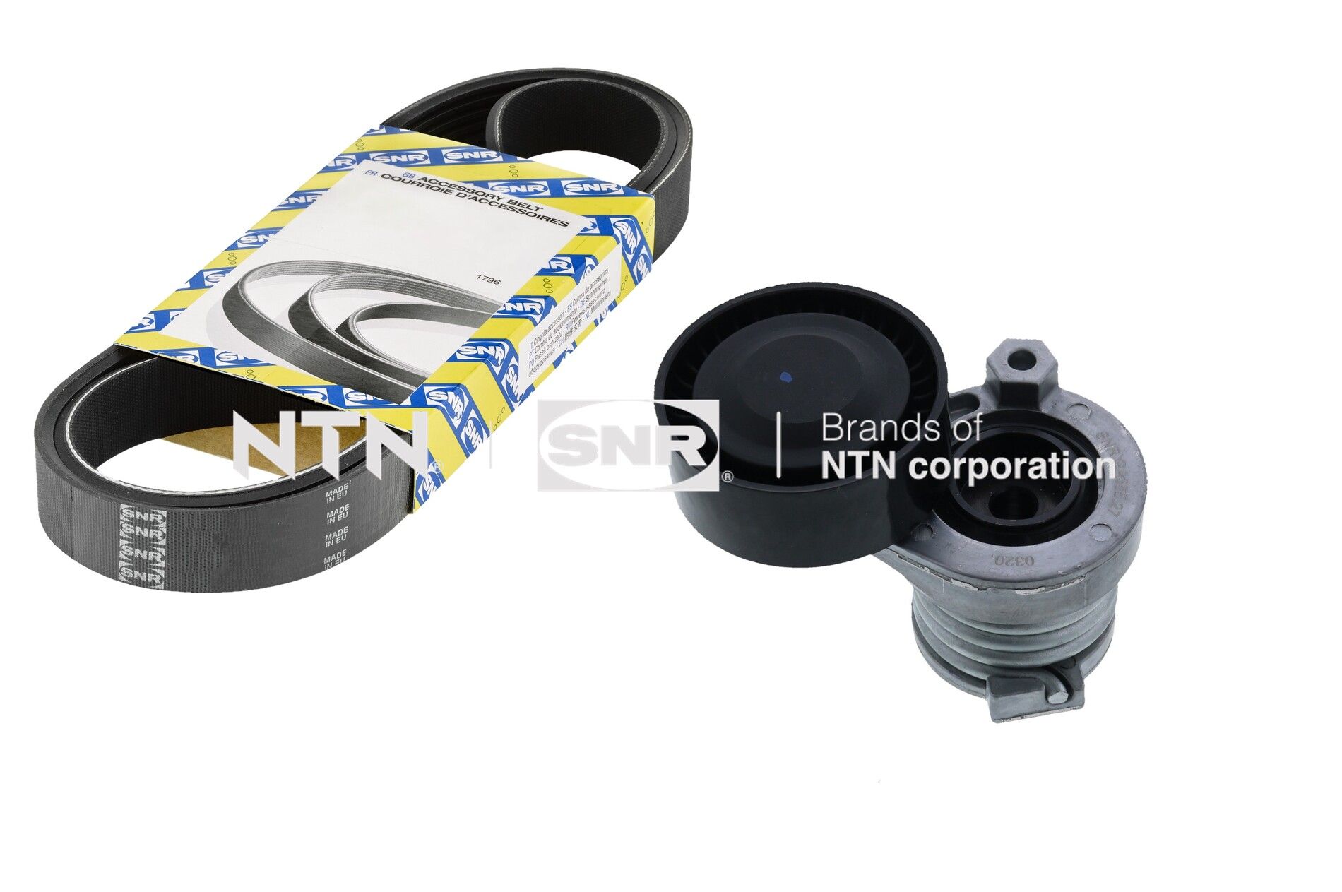 SNR KA855.40 Σετ ιμάντων poly-V for DACIA RENAULT