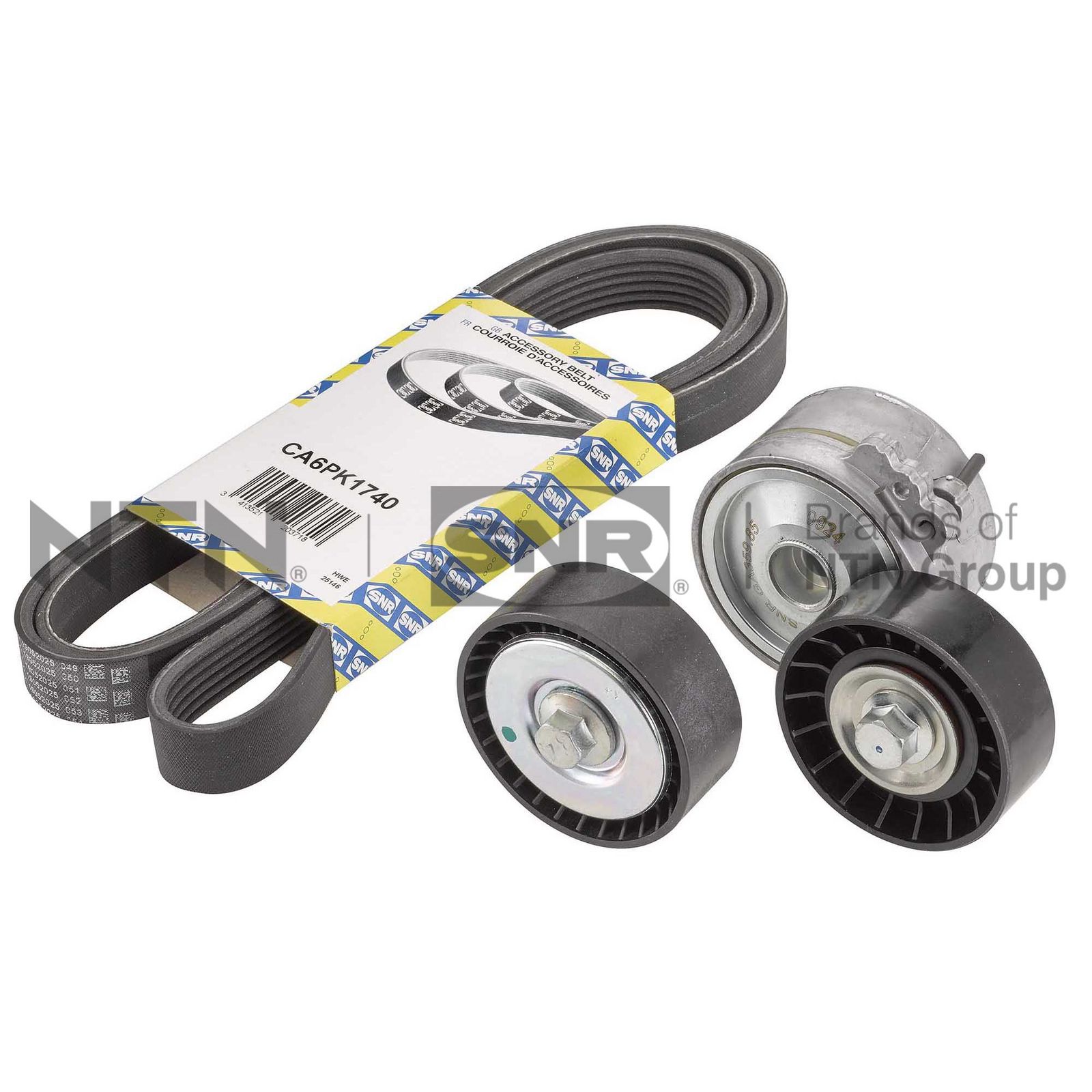 SNR KA859.56 Σετ ιμάντων poly-V for CITROËN PEUGEOT