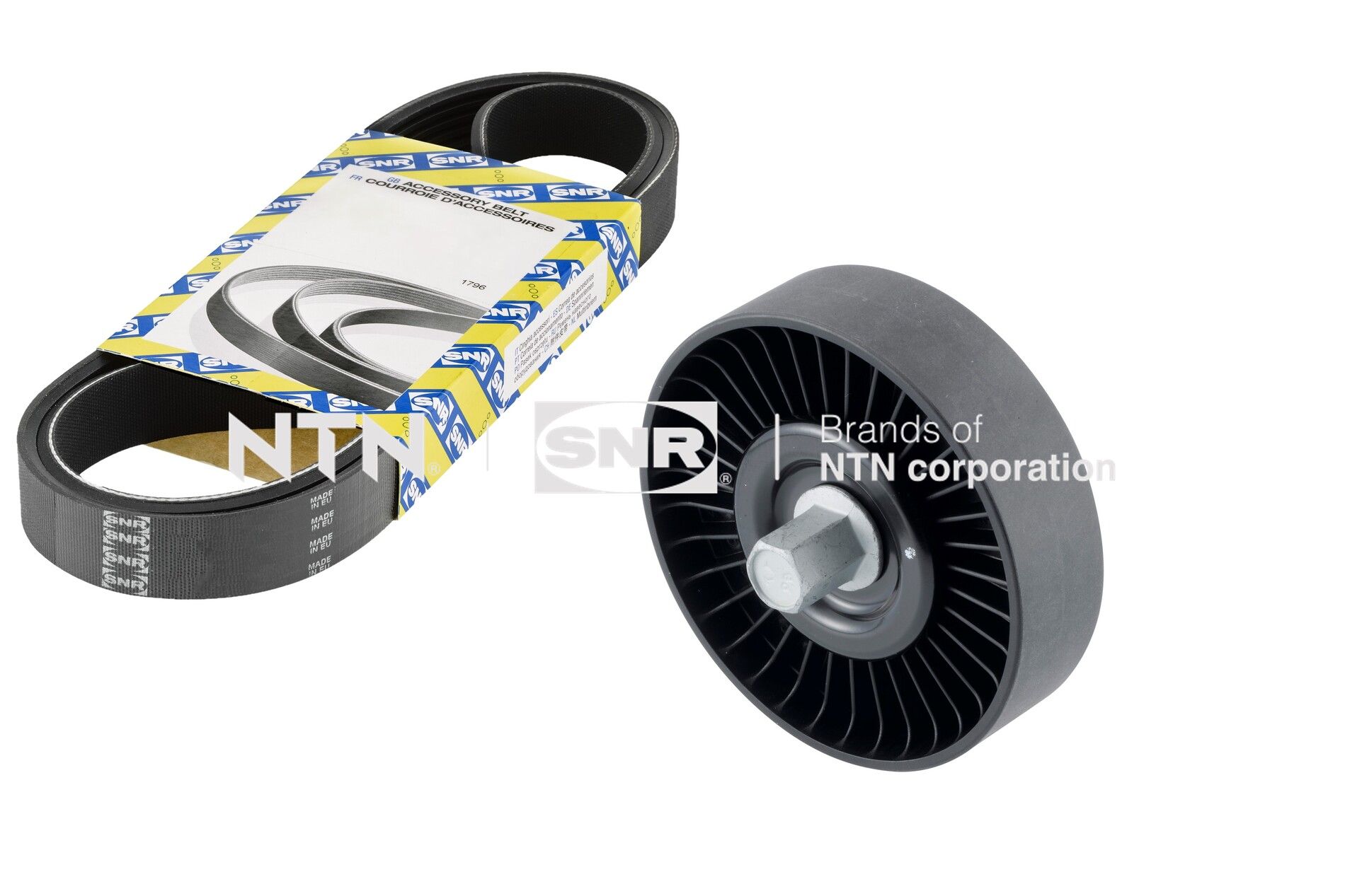 SNR KA884.02 Σετ ιμάντων poly-V for HYUNDAI