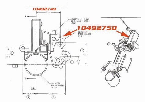 DELCO REMY 10492750 Holder,...