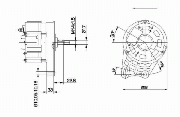 DELCO REMY 19025041 Alternator