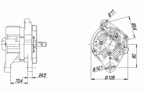 DELCO REMY 19025042 Alternator