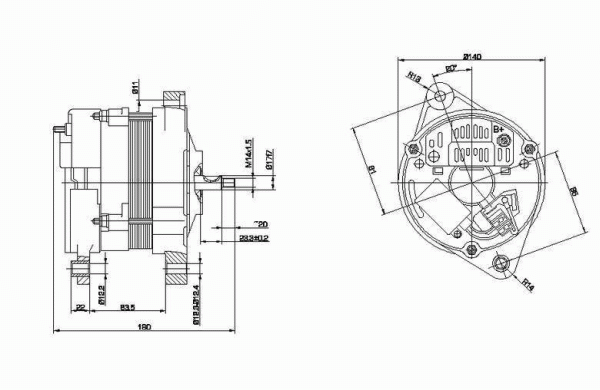 DELCO REMY 19025045 Alternator