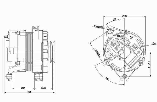 DELCO REMY 19025058 Alternator