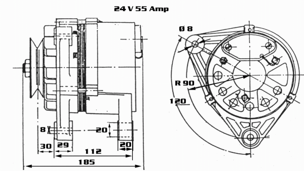 DELCO REMY 19025091 Alternator