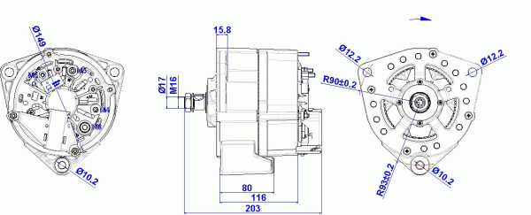 DELCO REMY 19025112 Alternator