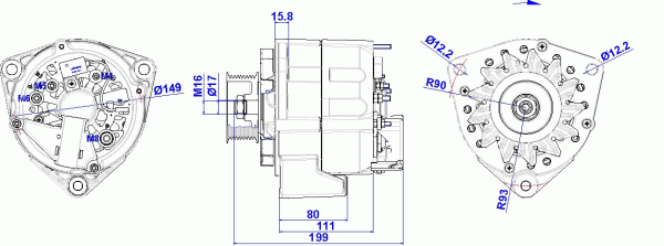 DELCO REMY 19025113 Alternator