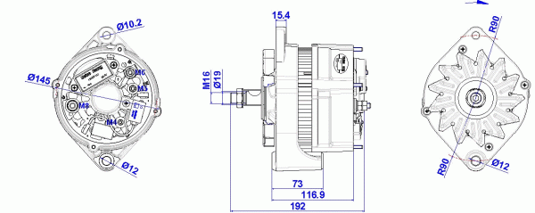 DELCO REMY 19025118 Alternator