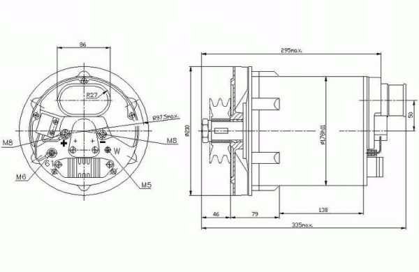 DELCO REMY 19025302 Alternator