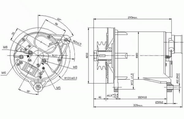 DELCO REMY 19025312 Alternator