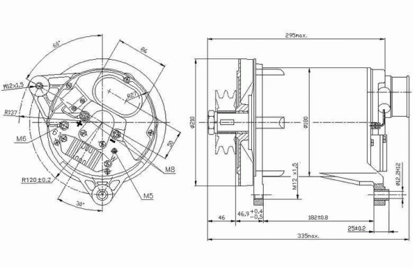 DELCO REMY 19025315 Alternator