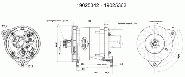 DELCO REMY 19025342 Alternator