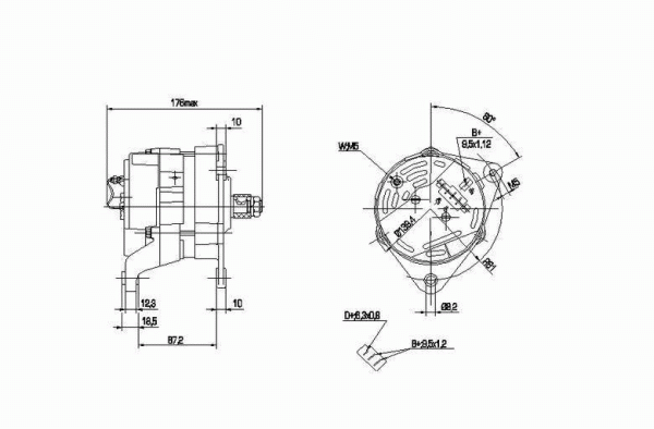 DELCO REMY 19025750 Alternator