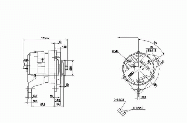 DELCO REMY 19025752 Alternator