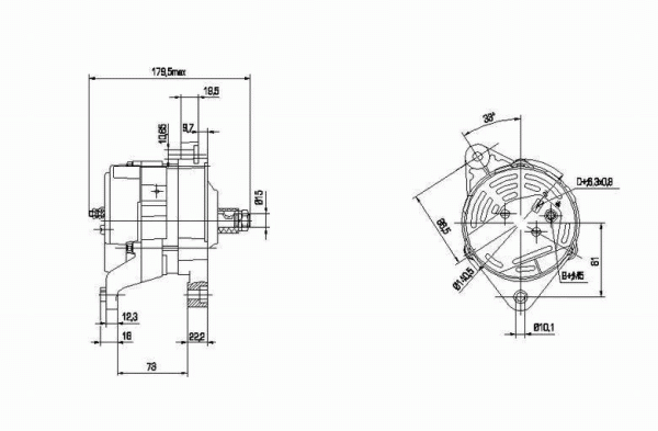 DELCO REMY 19025759 Alternator