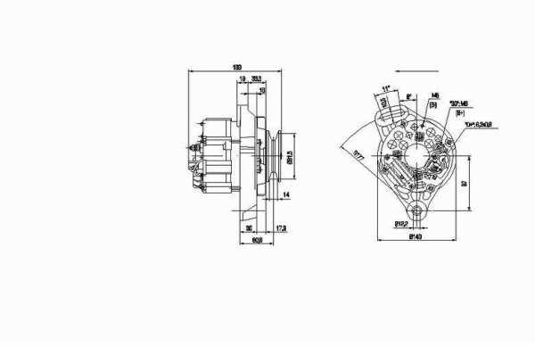 DELCO REMY 19025770 Alternator