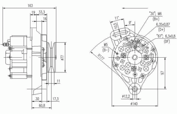 DELCO REMY 19025774 Alternator