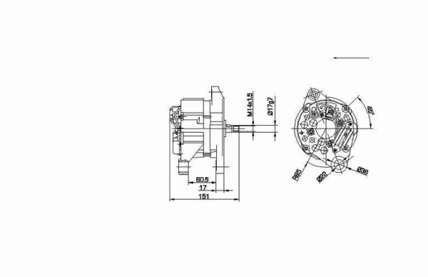 DELCO REMY 19025777 Alternator