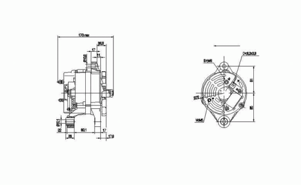 DELCO REMY 19025783 Alternator