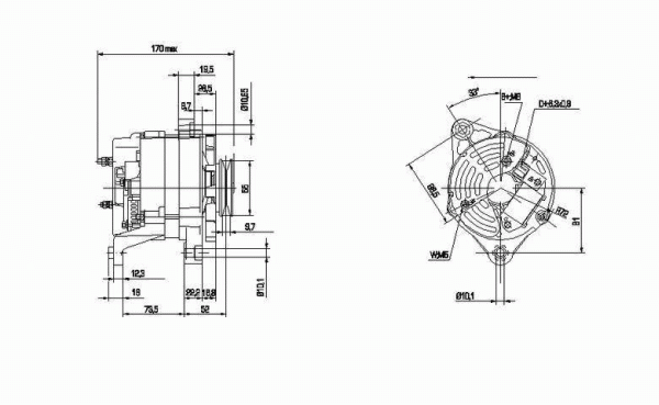 DELCO REMY 19025788 Alternator