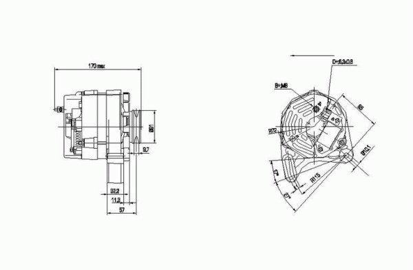 DELCO REMY 19025791 Alternator