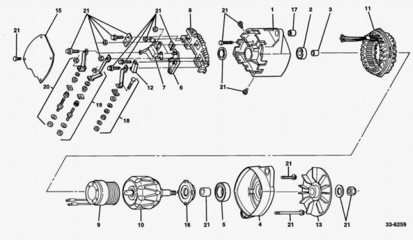 DELCO REMY 19011170 Alternator