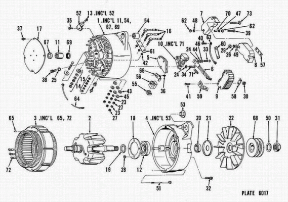 DELCO REMY 1117142 Alternator