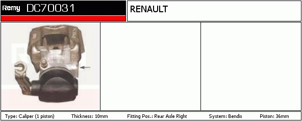 DELCO REMY DC70031 Brake...