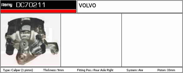 DELCO REMY DC70211 Brake...