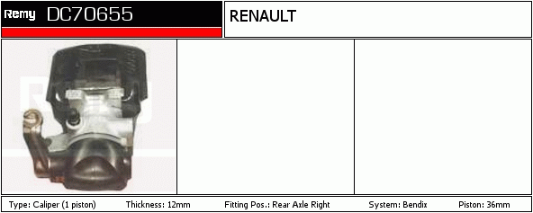 DELCO REMY DC70655 Brake...