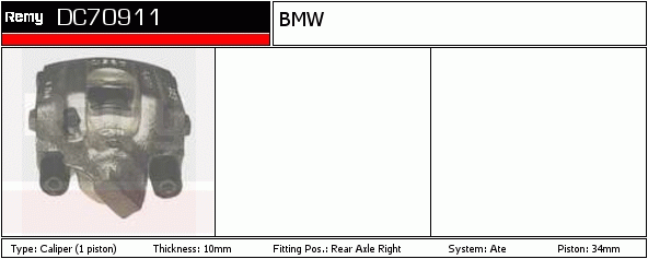 DELCO REMY DC70911 Brake...