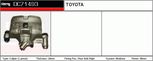 DELCO REMY DC71493 Brake...