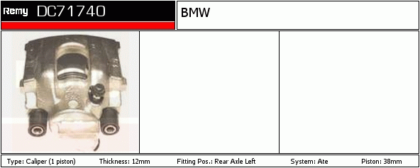 DELCO REMY DC71740 Brake...