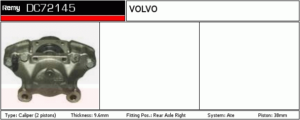 DELCO REMY DC72145 Brake...