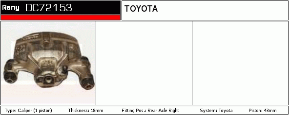 DELCO REMY DC72153 Brake...