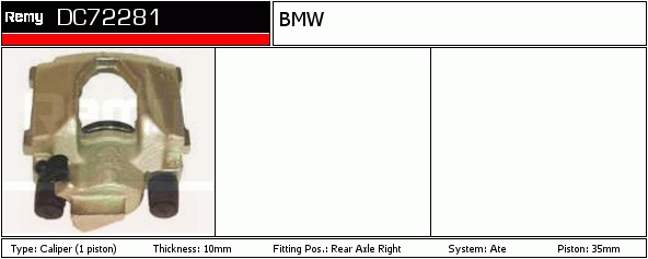 DELCO REMY DC72281 Brake...