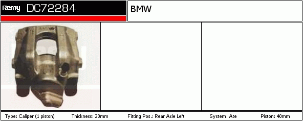 DELCO REMY DC72284 Brake...