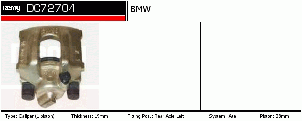 DELCO REMY DC72704 Brake...