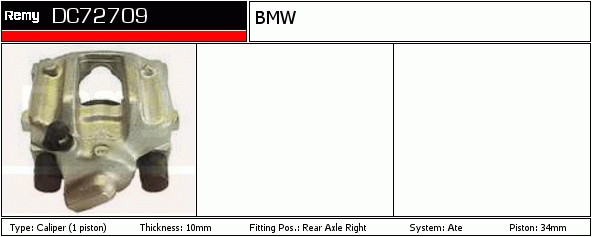 DELCO REMY DC72709 Brake...