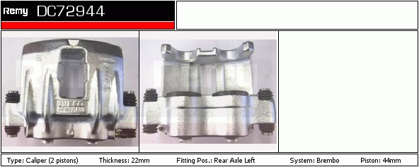 DELCO REMY DC72944 Brake...