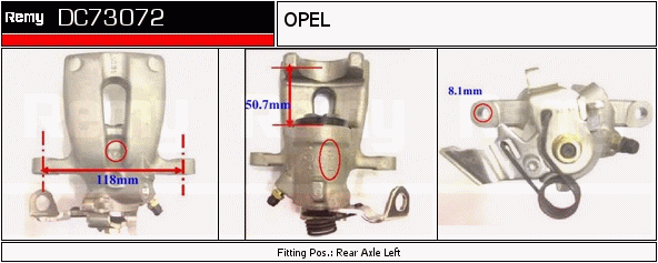 DELCO REMY DC73072 Brake...