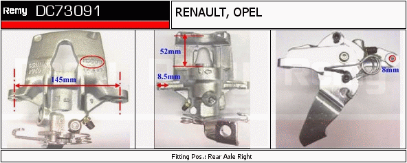 DELCO REMY DC73091 Brake...