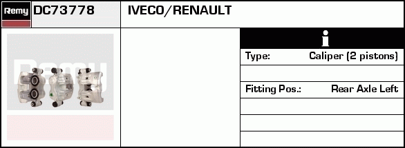 DELCO REMY DC73778 Brake...