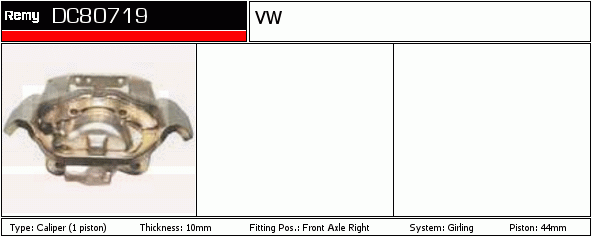 DELCO REMY DC80719 Brake...