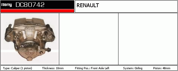 DELCO REMY DC80742 Brake...