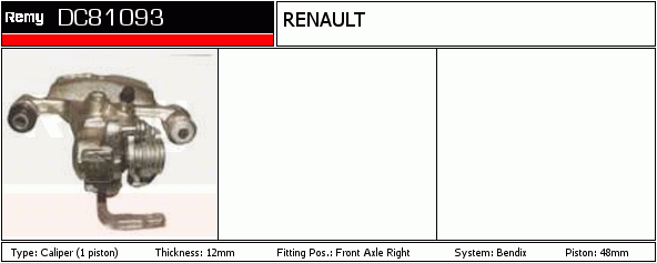 DELCO REMY DC81093 Brake...