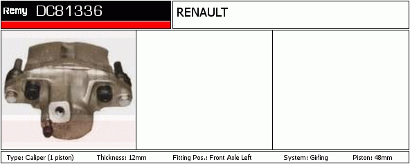 DELCO REMY DC81336 Brake...